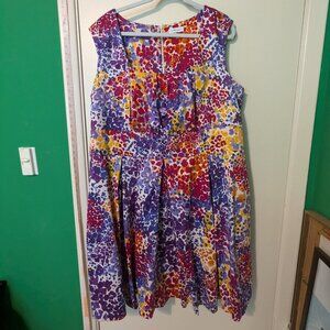 Calvin Klein multi color dress size 20